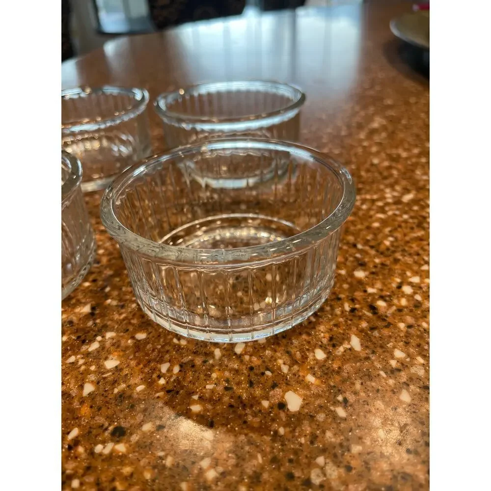 Duralex set of 4 ramekins made in France